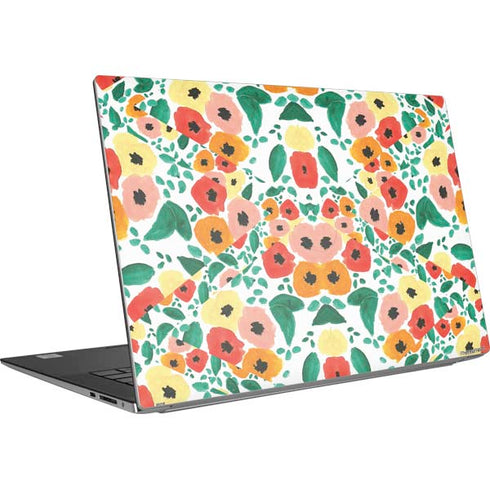 Bouffants and Broken Hearts Geometric Flowers Dell XPS Skin